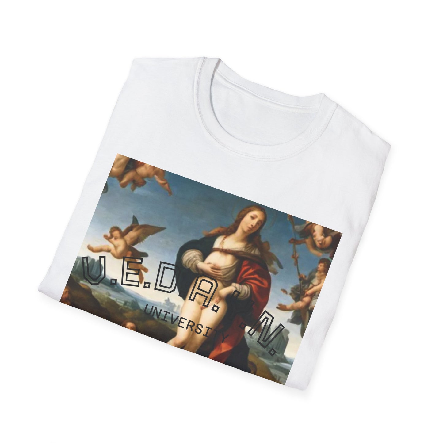 Artistic Unisex Softstyle T-Shirt - Vintage Inspired