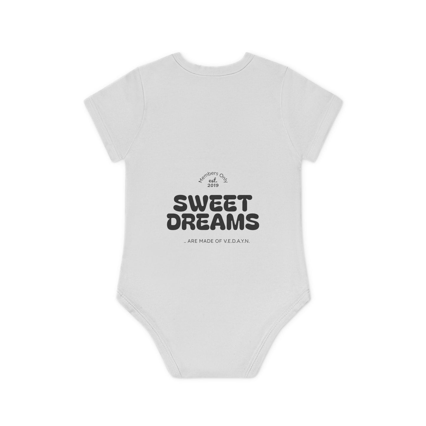 Mona Lisa Baby Bodysuit, Organic Baby Outfit