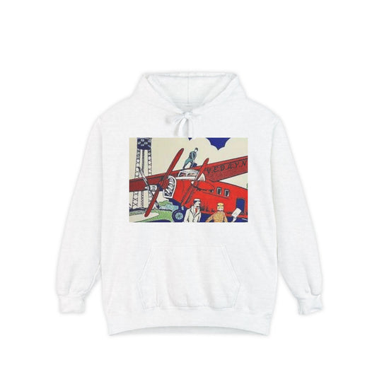 Vintage Aviation Unisex Garment-Dyed Hoodie